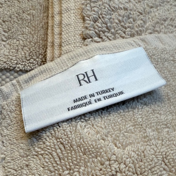Restoration Hardware 4 Luxury Turkish Cotton Towels Bath - Picture 8 of 11